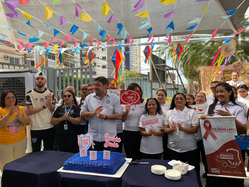 Hemopa celebra Dia Mundial do Doador com festa junina e mobilização de doadores