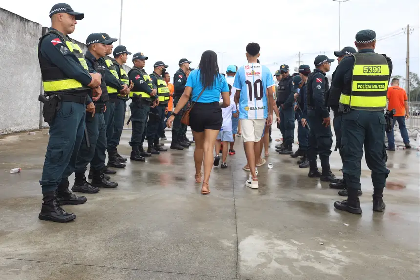 Operação integrada mobiliza mais de 1.400 agentes no jogo entre Remo e Paysandu