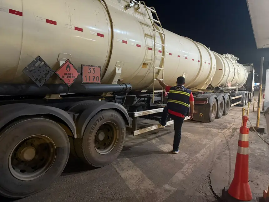 Sefa apreende 61.780 litros de etanol em Dom Eliseu 