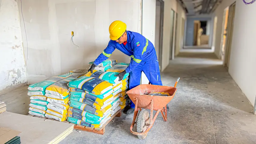 Obras do novo Serviço de Apoio Diagnóstico Terapêutico do HC já estão 60% concluídas