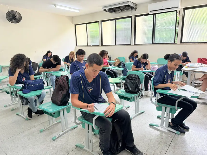 Sectet fortalece preparação dos alunos da rede técnica para prova do Saeb 2025
