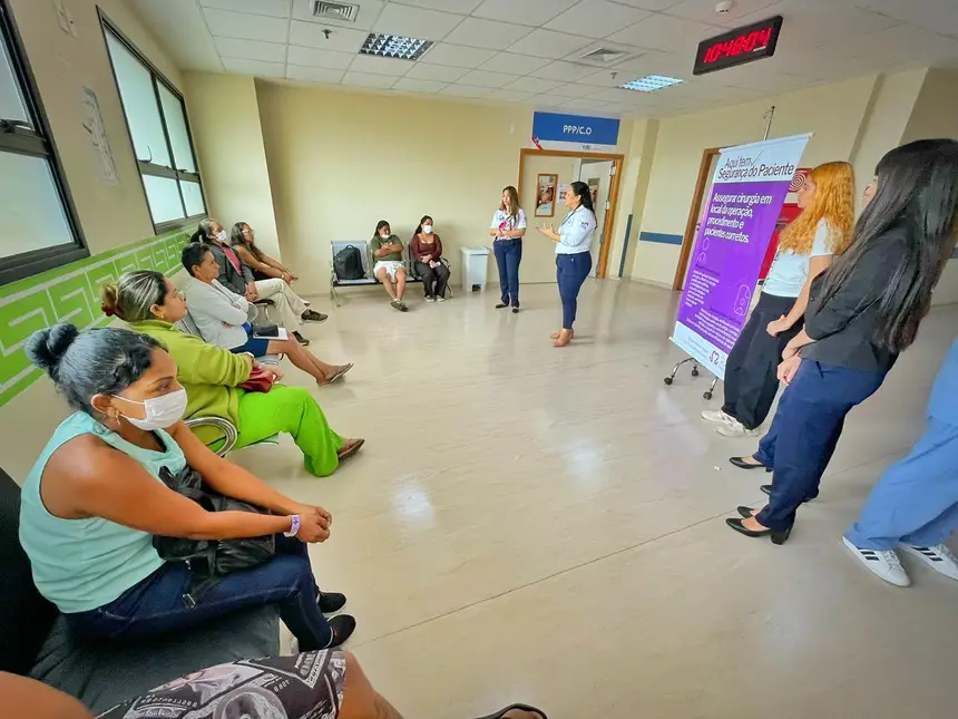 Hospital Abelardo Santos promove práticas seguras e aproxima pacientes do processo cirúrgico