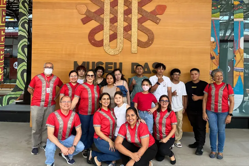 Pacientes do Oncológico Infantil visitam o Museu das Amazônias, em Belém