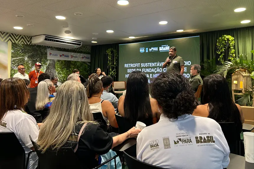 Hemopa apresenta experiência pioneira de retrofit sustentável em painel da COP30