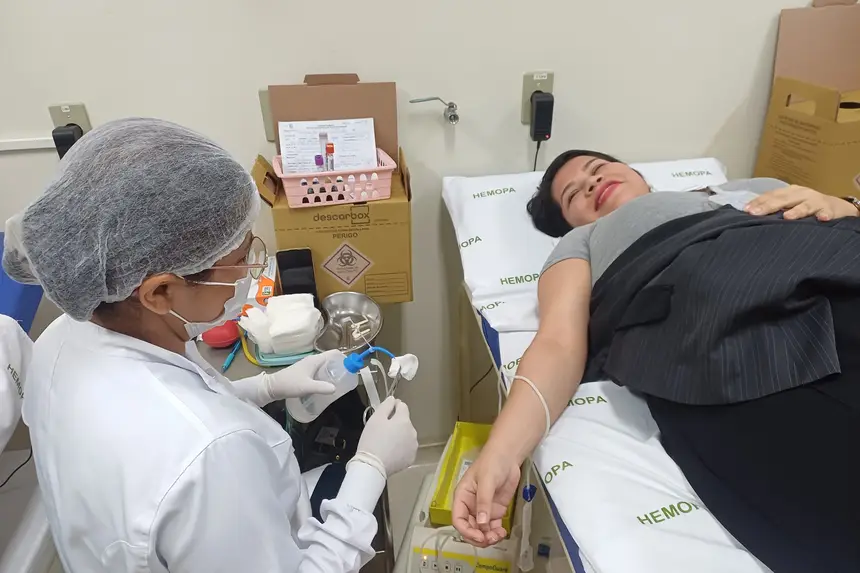 HRBA realiza campanha e amplia adesão à doação de sangue em Santarém