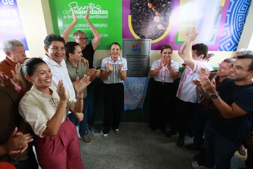 Governo do Pará entrega Feira do Açaí e da Farinha em Oeiras do Pará