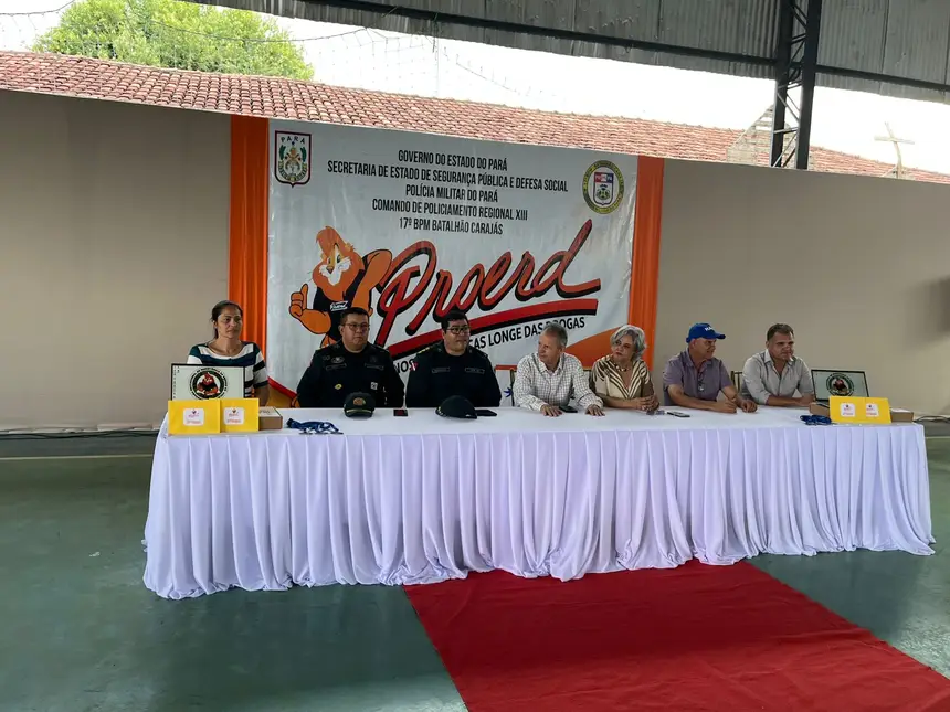 Formatura do Proerd da PMPA reúne mais de 600 estudantes em Xinguara 