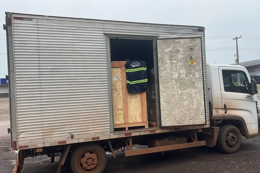 Sefa apreende 960 garrafas de bebidas e peças automotivas