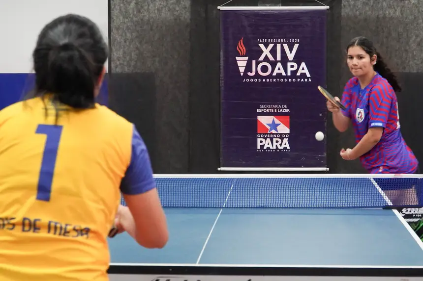 Governo do Pará encerra disputas do tênis de mesa com pódio definido no JOAPA  