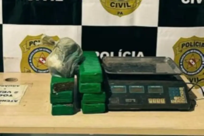 Trio é preso com 20 tabletes de maconha pela Polícia Civil em Castanhal
