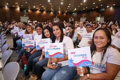 notícia: Qualifica Pará já capacitou quase 44 mil pessoas e amplia oportunidades de emprego e renda em todo o Estado   