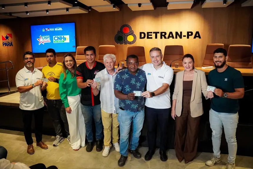 Beneficiários do Pará recebem CNHs do Brasil, por meio de parceria entre Governo do Estado e Ministério dos Transportes 