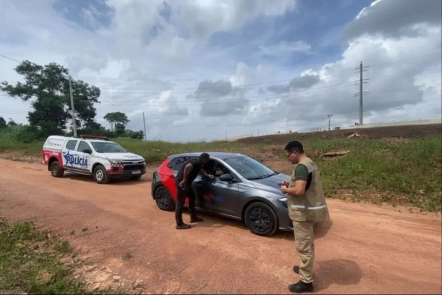 Semas fiscaliza atividades de empresa de energia em zona ambiental crítica da Região Metropolitana