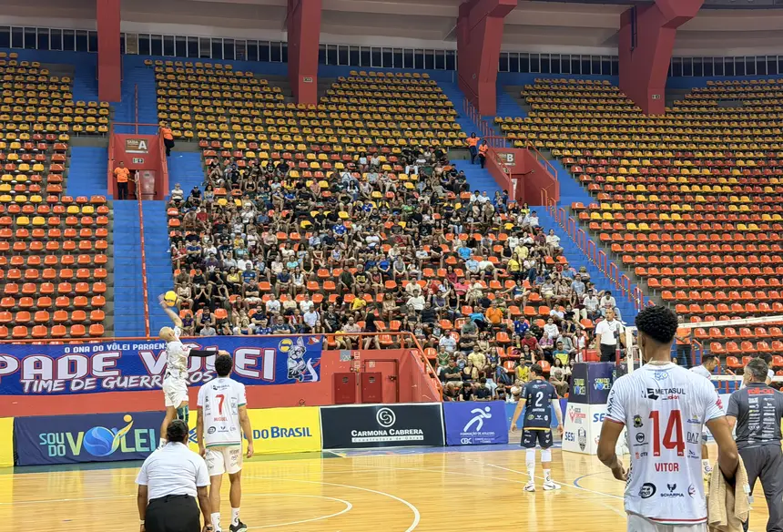 Mangueirinho é palco da Superliga B e Apade vence batalha por 3 sets a 2 em Belém