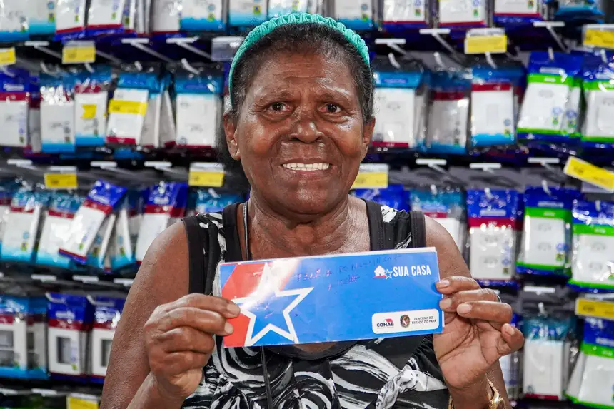 Sua Casa garante dignidade e transforma sonho de idosa em realidade em Belém