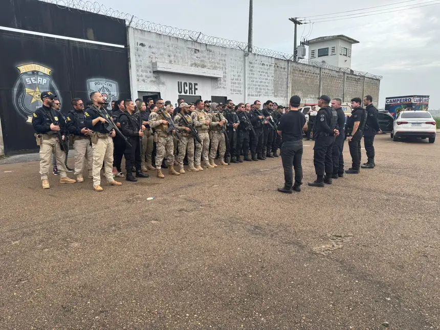 Seap conclui transferência de 137 internos de Santarém para Vitória do Xingu