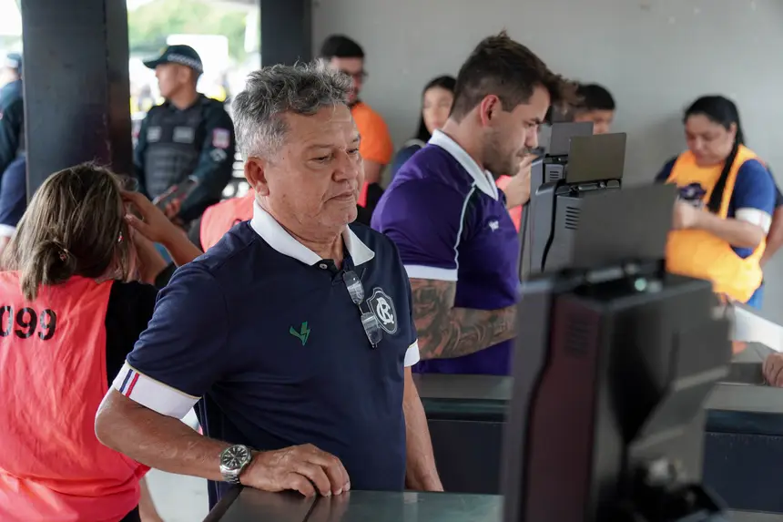 Re-Pa 782 registra 93% de entradas dos torcedores azulinos por reconhecimento facial
