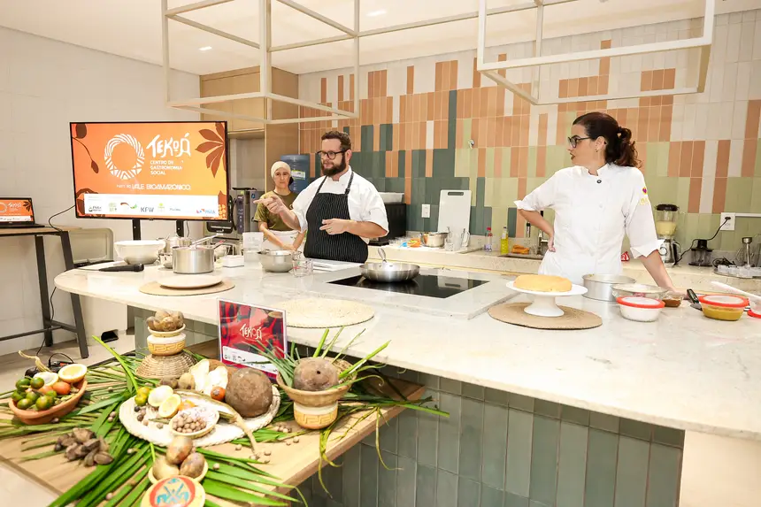 Centro de Gastronomia Social Tekoá impulsiona qualificação e valorização da floresta viva no Pará