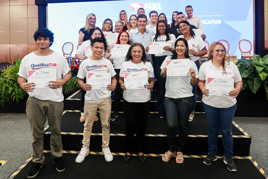Governo do Pará entrega 2 mil certificados do Programa QualificaTur