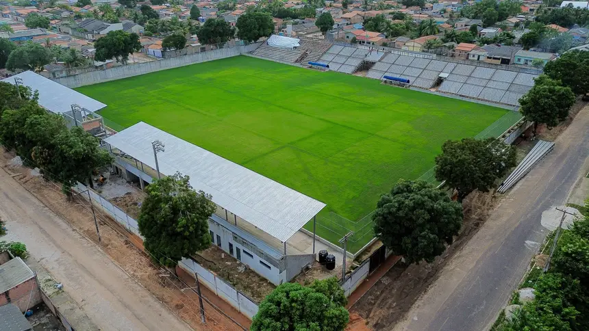 Governo do Pará avança para entrega do Estádio Municipal de Breu Branco 