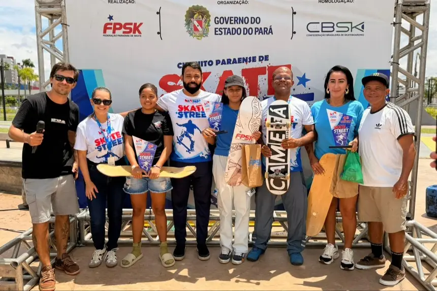 Governo do Pará encerra 1ª etapa do Circuito Paraense de Skate Street 2026 em Belém
