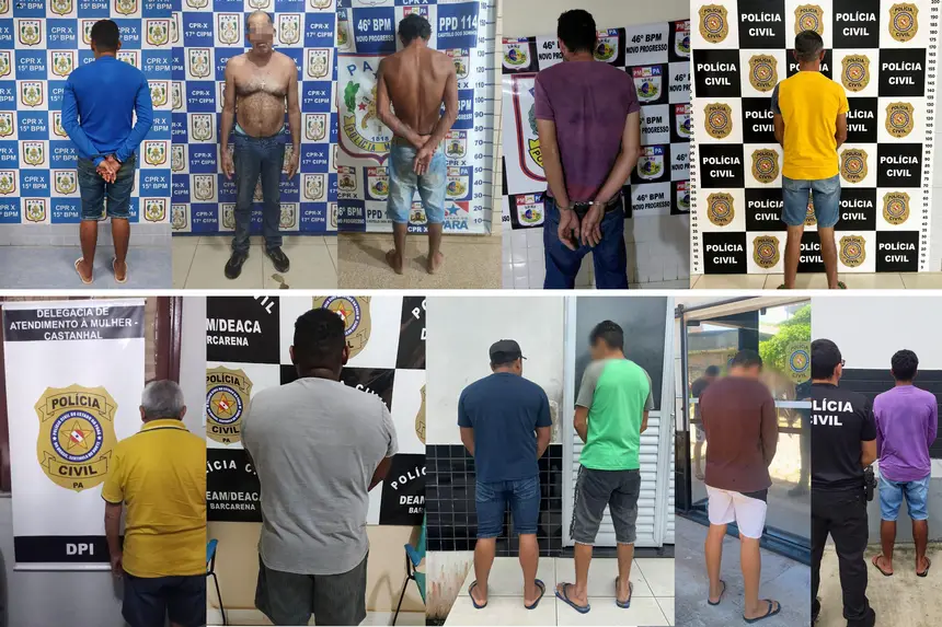 Operação 'Escudo Feminino' faz 23 prisões e atende mais de 2,5 mil mulheres em todo o Pará 