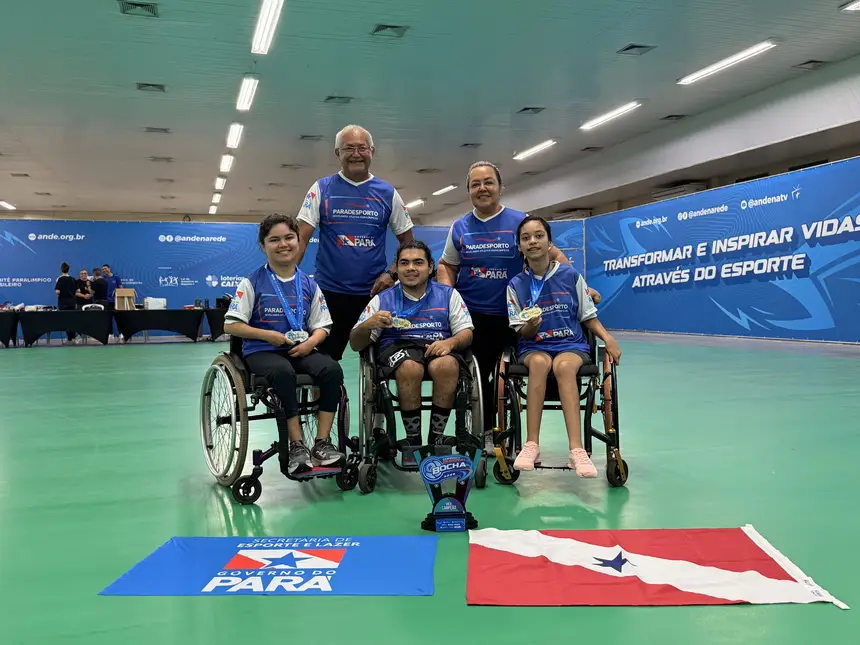 Pará conquista 2º lugar geral no Regional Norte de Bocha Paralímpica