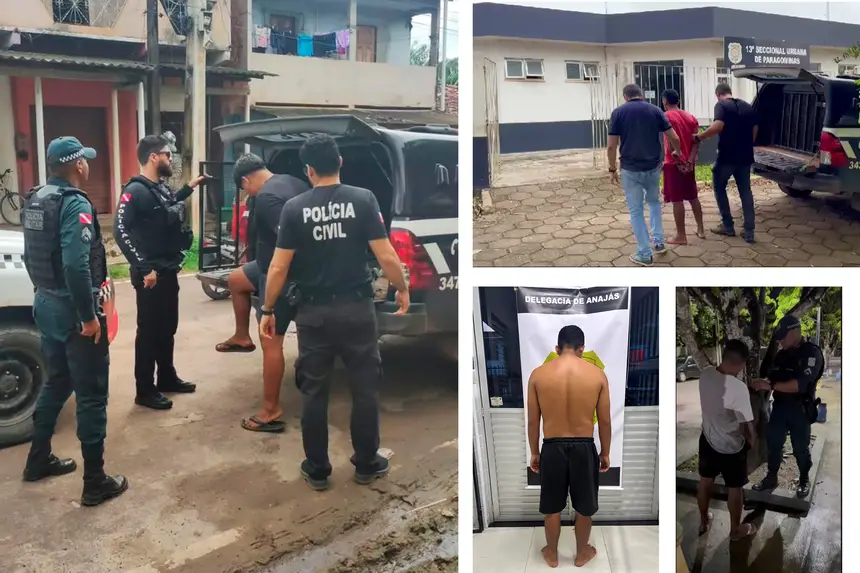 Em três dias, Polícias Civil e Militar prendem oito homens por violência doméstica em seis cidades do interior do Pará
