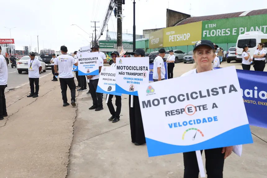 Detran inicia campanha Maio Amarelo com alerta para motociclistas na BR-316