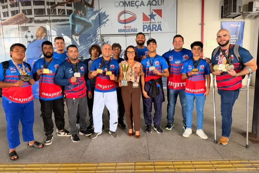 Delegação paraense celebra conquistas históricas do ParaJiu-Jitsu no cenário nacional