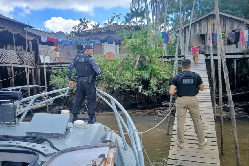 Agentes da Base Baixo Tocantins resgatam mulher vítima de violência doméstica em Abaetetuba