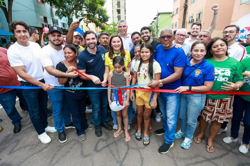 Governadora Hana Ghassan entrega obras do "Asfalto Por Todo o Pará" no bairro do Tapanã, em Belém