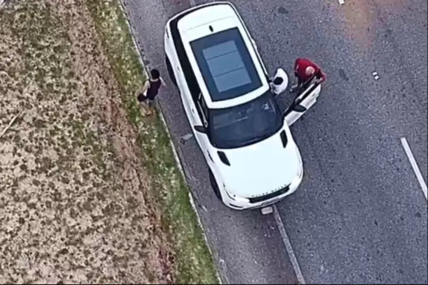 Drone do Detran identifica tentativa de burlar fiscalização da Lei Seca durante operação em Salinópolis