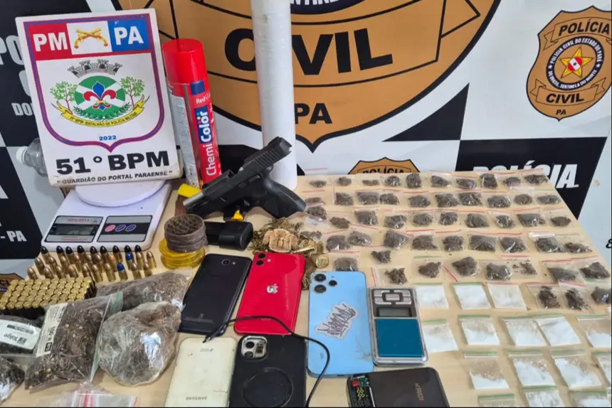 Em operação integrada, PC e PM prendem suspeito de envolvimento em organização criminosa em Dom Eliseu