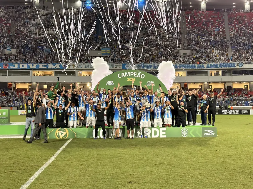 Em noite histórica no Mangueirão, Paysandu conquista o hexacampeonato da Copa Verde 