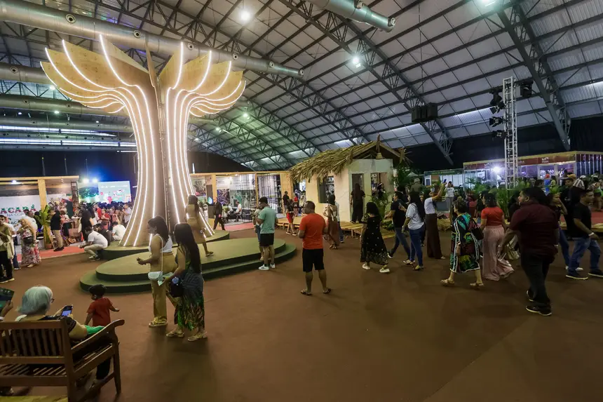 Pavilhão dos Municípios destaca turismo, cultura e oportunidades de negócios no Hangar, em Belém