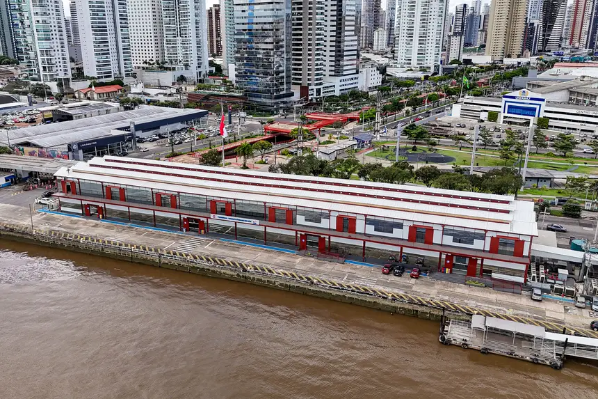 Governadora Hana Ghassan entrega novo Terminal Hidroviário de Belém e amplia a infraestrutura portuária da capital