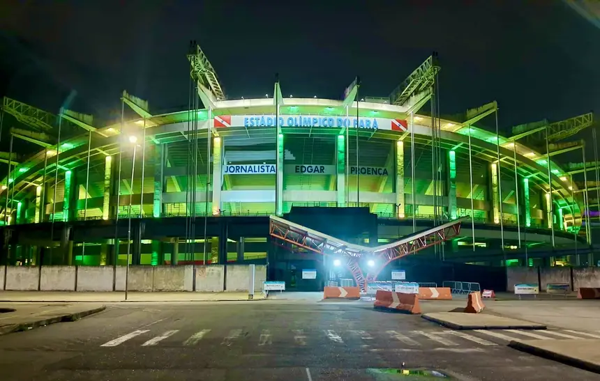 Noite verde e amarela no Mangueirão marca vitória do Brasil na Copa do Mundo