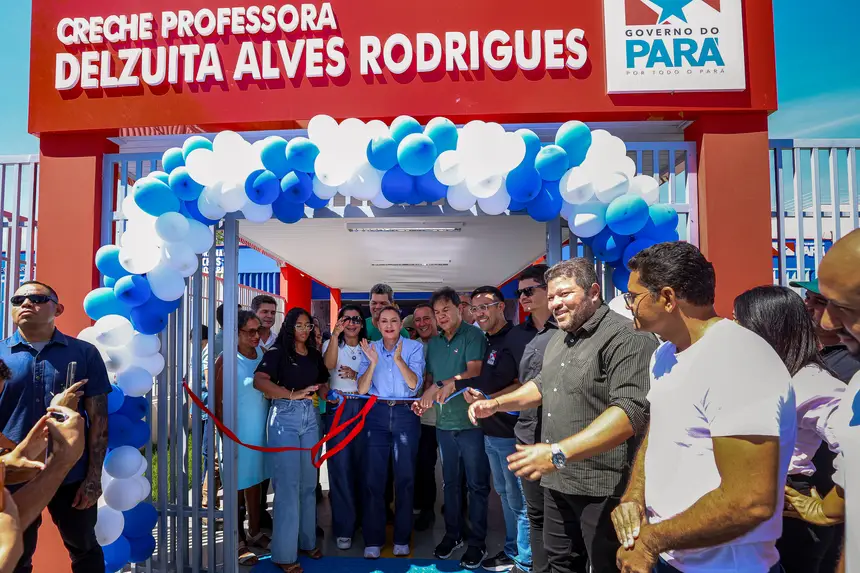 Governadora Hana Ghassan entrega a Conceição do Araguaia a 31ª creche do programa "Creches Por Todo o Pará" 