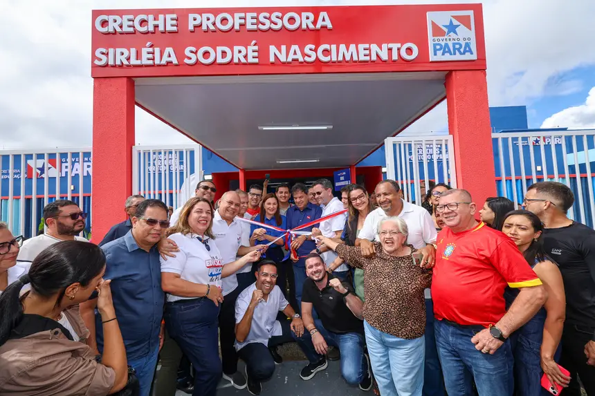 Governadora Hana Ghassan entrega segunda creche do Estado a Ananindeua