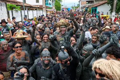 notícia: Tradição e consciência ambiental reforçam simbolismo do 'Pretinhos do Mangue', em Curuçá
