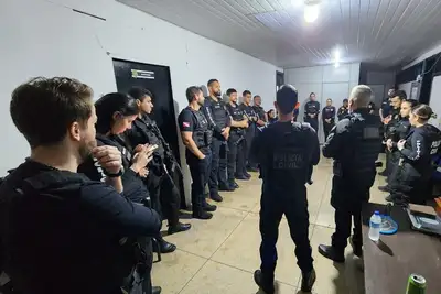 notícia: Polícia Civil prende integrantes de facção criminosa em Marabá, Parauapebas e Curionópolis