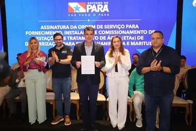 notícia: Estado autoriza construção de cinco novas estações de tratamento de água