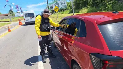 notícia: Fim de semana teve reforço da fiscalização do Detran nas rodovias estaduais