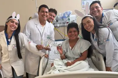 notícia: Pronto-Socorro Roberto Macedo promove "caça aos ovos" para crianças internadas