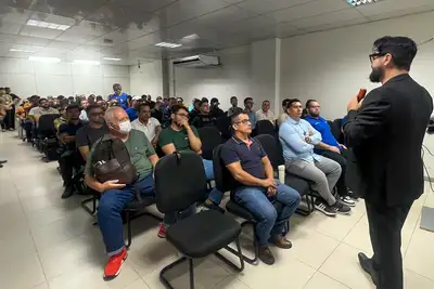 notícia: Seap faz palestra de prevenção à violência contra a mulher